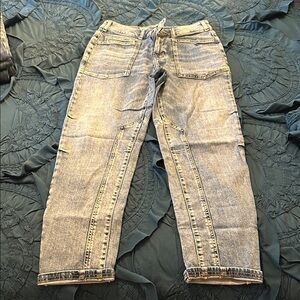 Pilcro Light Blue Cropped Pants